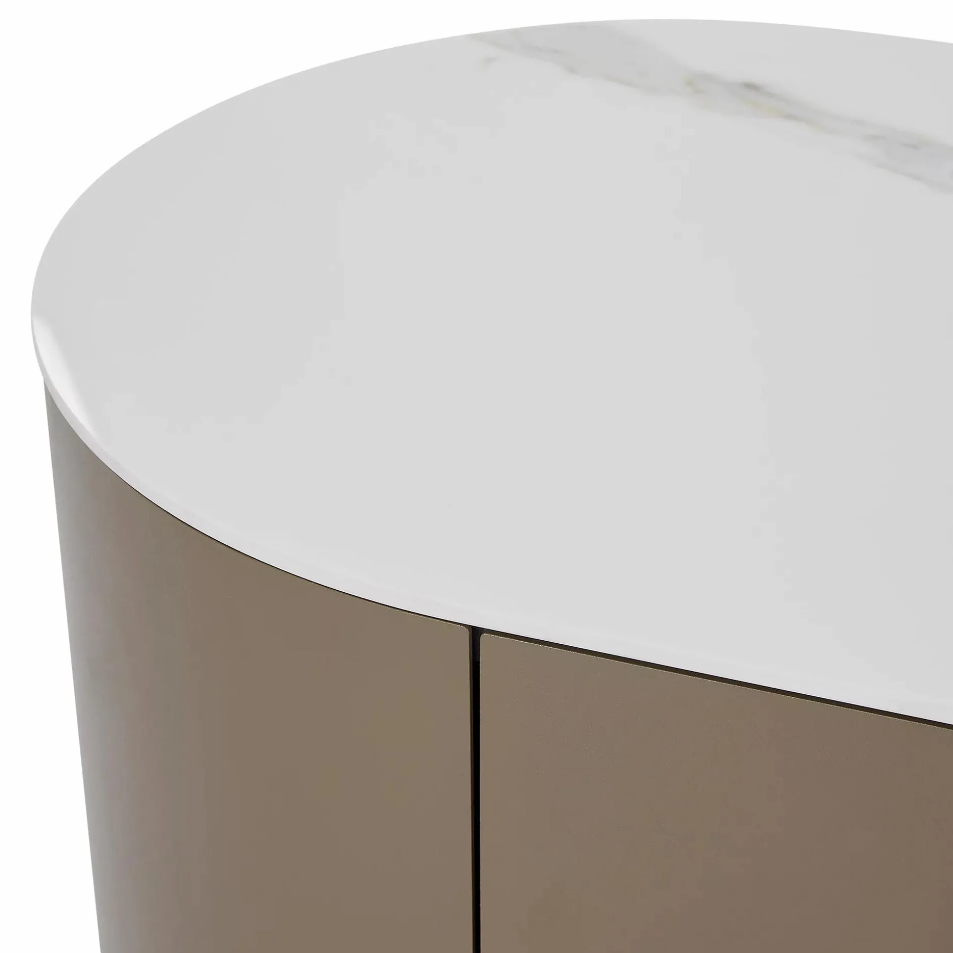 Raundo - Metal Sideboard with Ceramic Top
