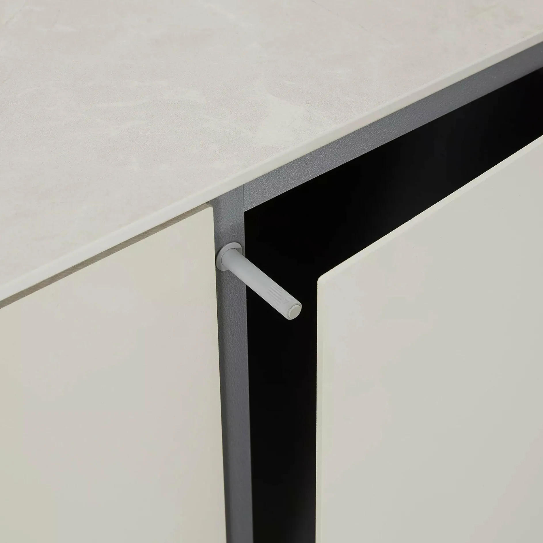 Raundo - Metal Sideboard with Ceramic Top