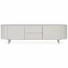 Raundo - Metal TV Stand with Ceramic Top