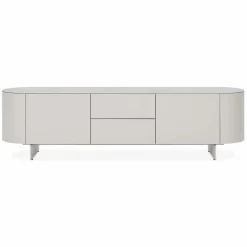 Raundo - Metal TV Stand with Ceramic Top