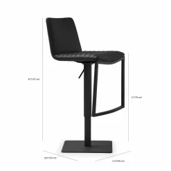 Raven - Adjustable Vinyl Counter Stool