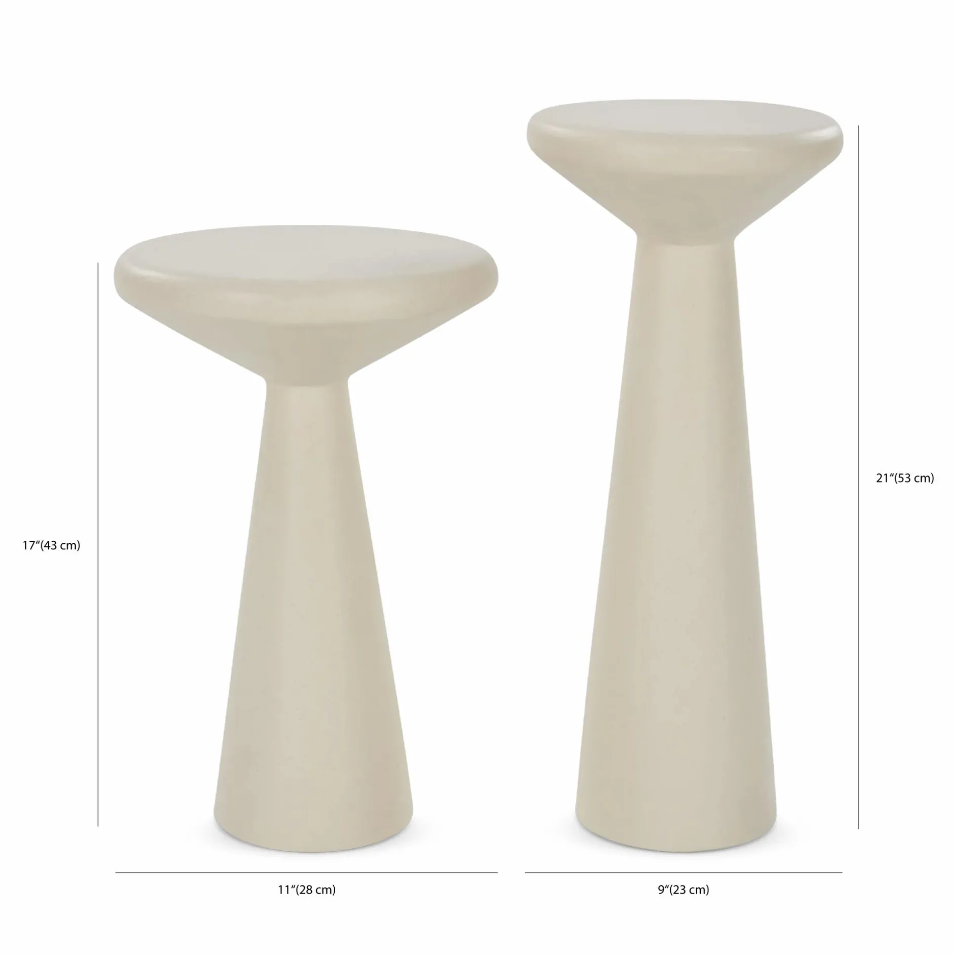 Ravine - Concrete Side Table Set by Four Hands