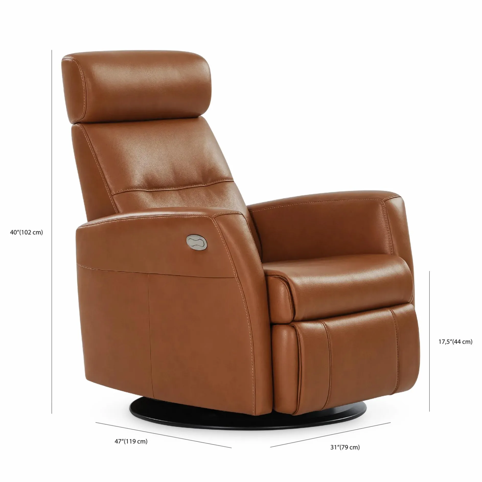 Regent II Oval - Leather Power Recliner