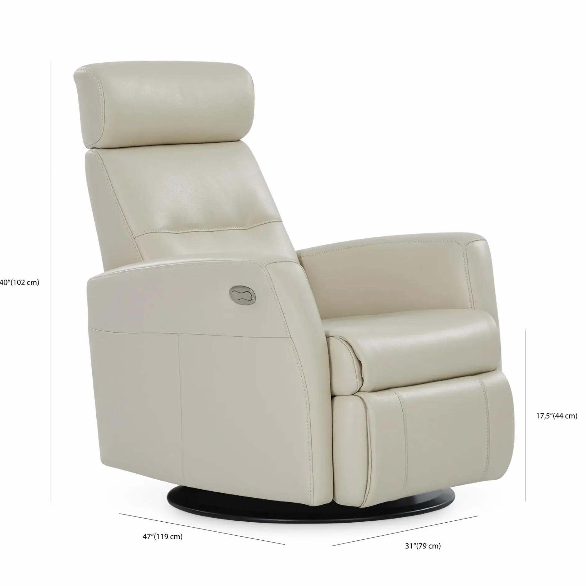 Regent II Oval - Leather Power Recliner