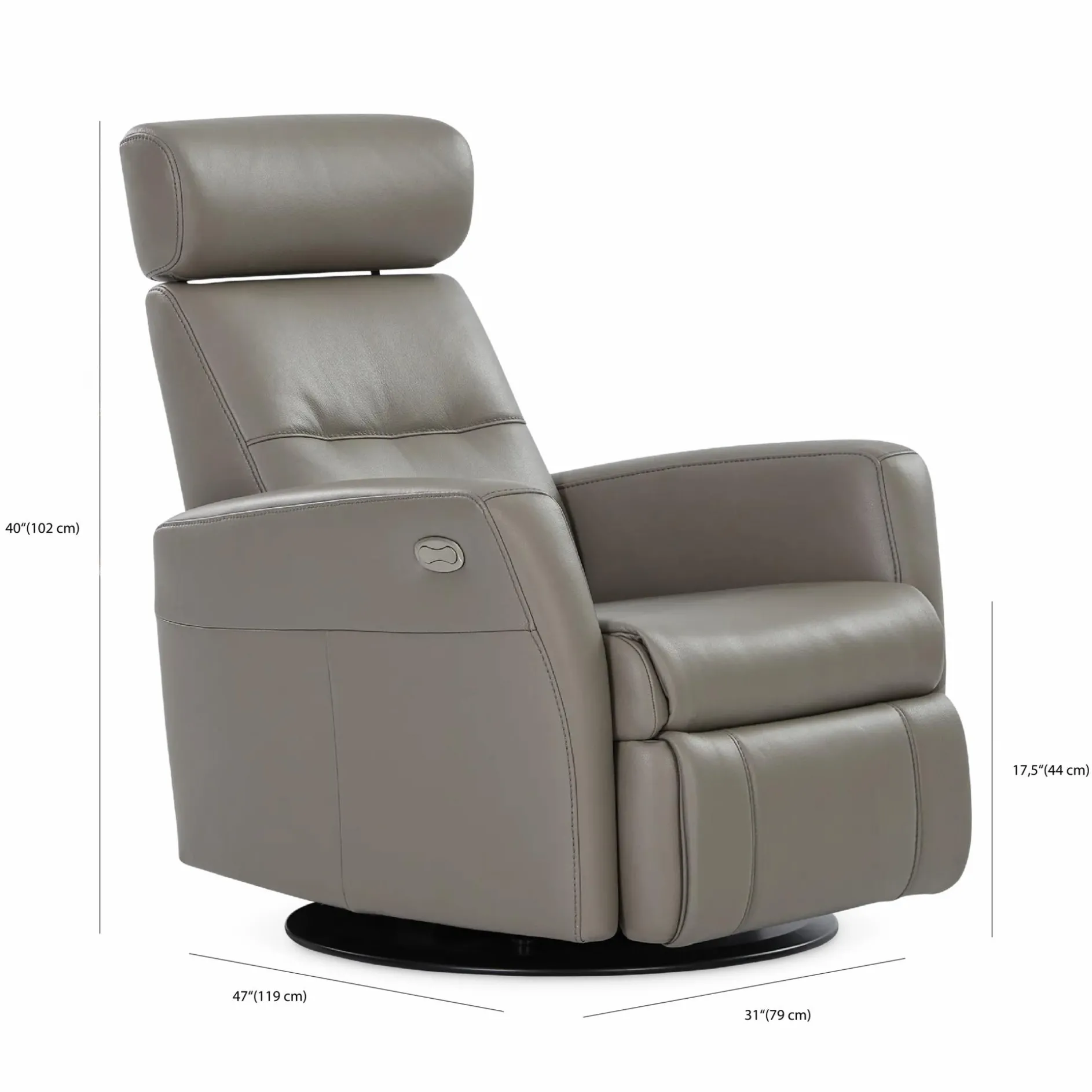 Regent II Oval - Leather Power Recliner