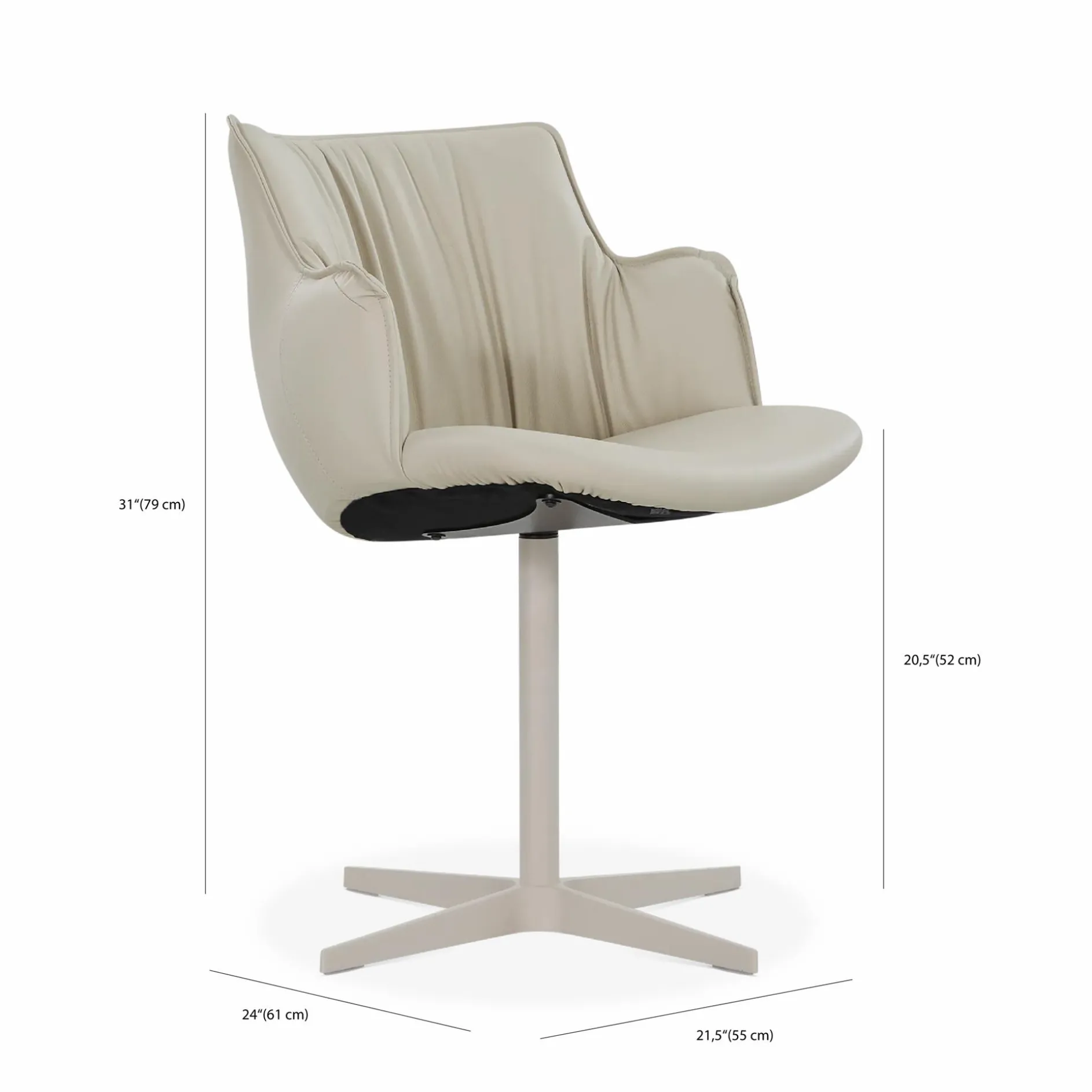 Rihanna X - Swivel Dining Chair by Cattelan Italia