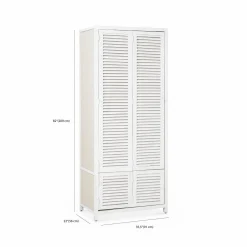 Rimini - Cabinet with Louvered Doors
