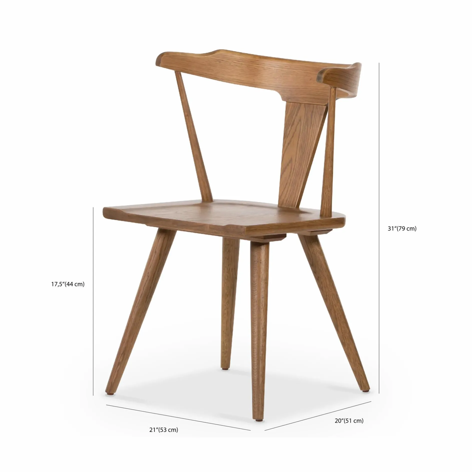 Ripley - Oak Dining Chair by Four Hands
