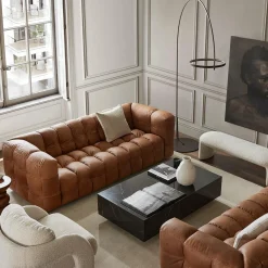 Roba - 3-Seater Sofa in Waxed Leather