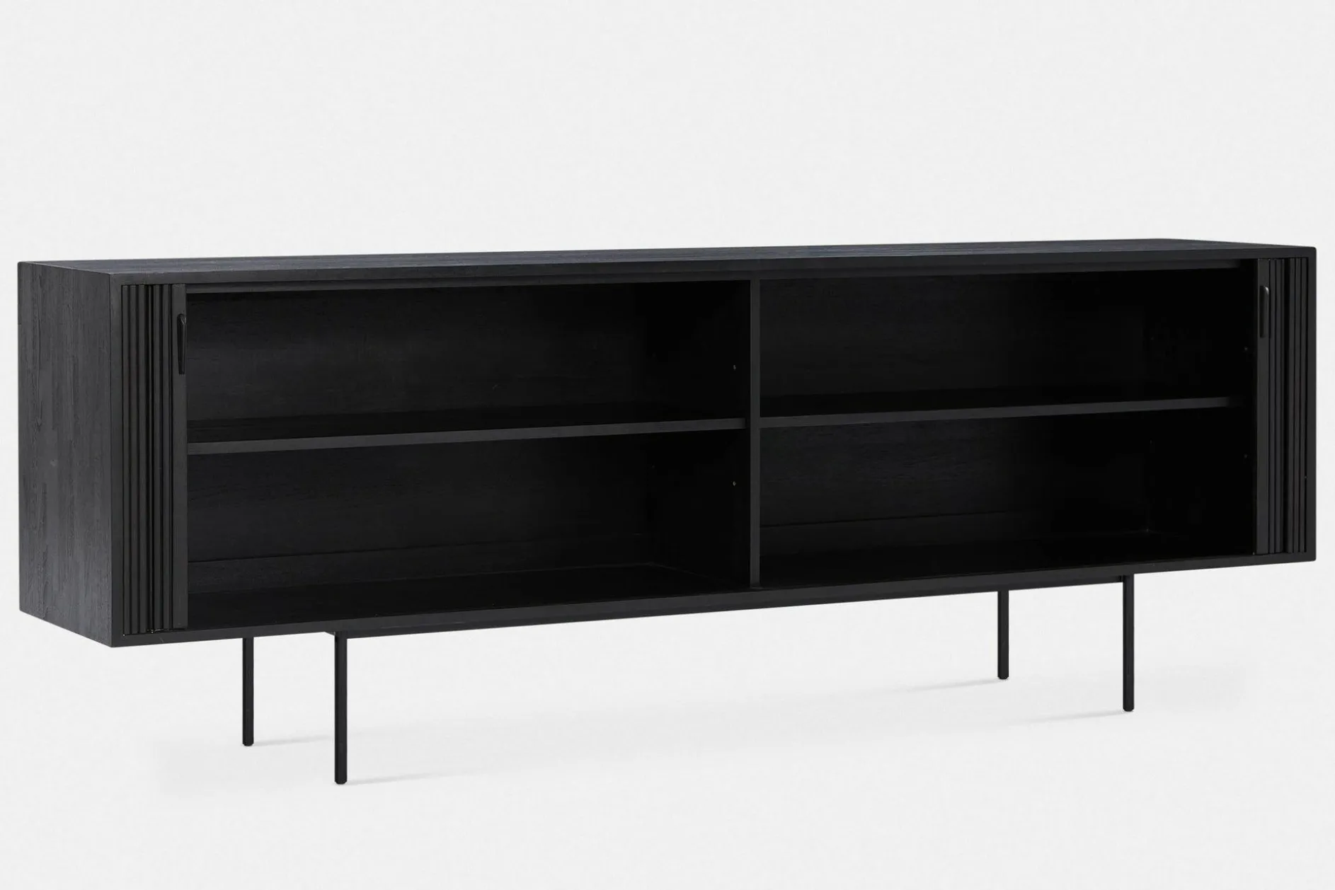 Roller Max - Mahogany and Teak Wood Credenza by Ethnicraft