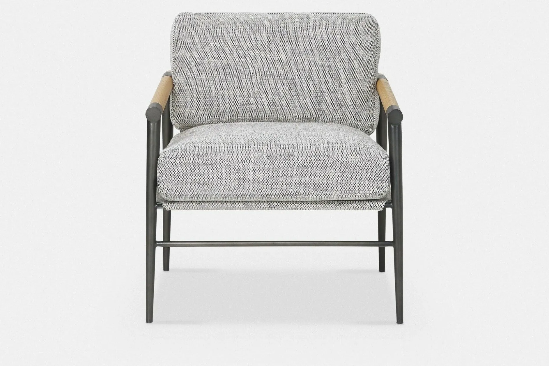 Rowen - Heathered Fabric Armchair by Four Hands