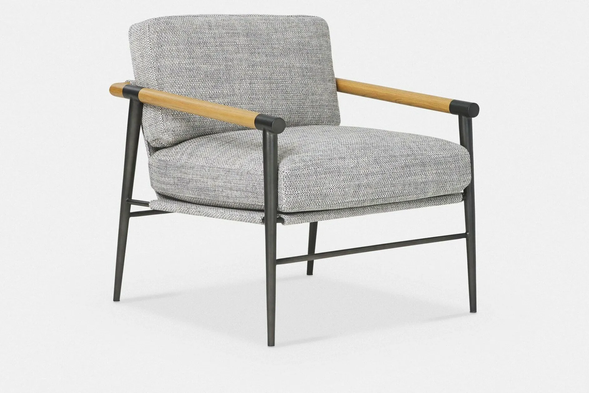 Rowen - Heathered Fabric Armchair by Four Hands