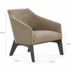 Sara - Gondola Armchair by Trica