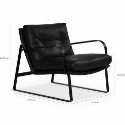 Shabby - Leather Armchair by Conform