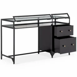Shadow Box - Glass Top Desk