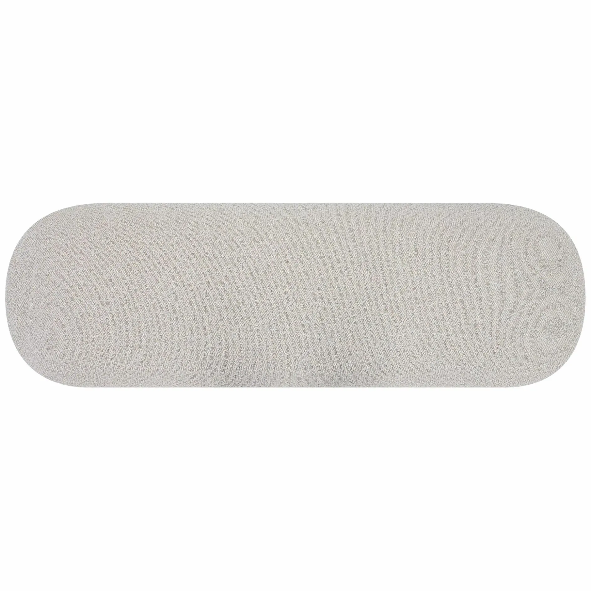 Shaun - Padded Bouclé Fabric Bench