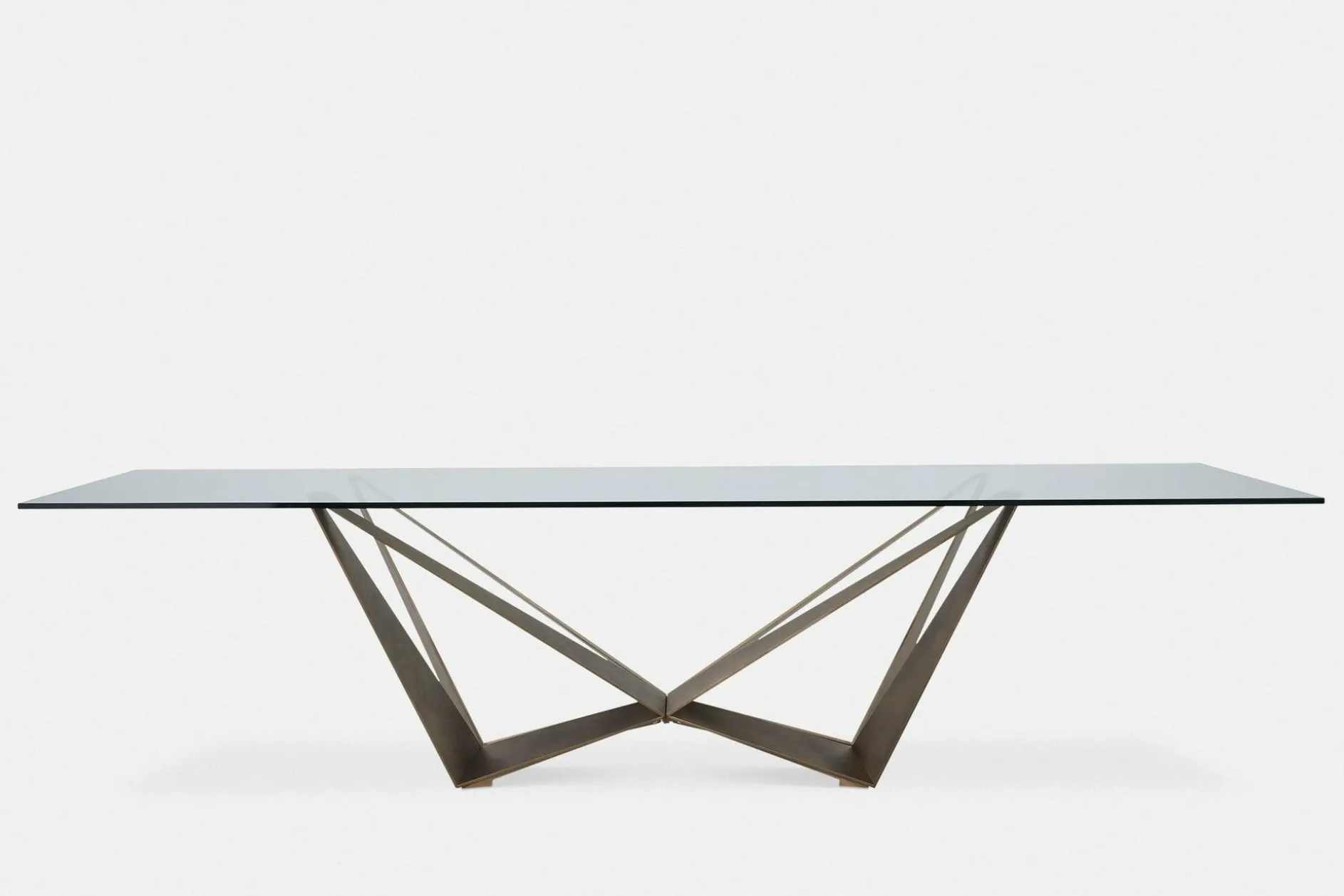 Skorpio - Table with Architectural Base by Cattelan Italia