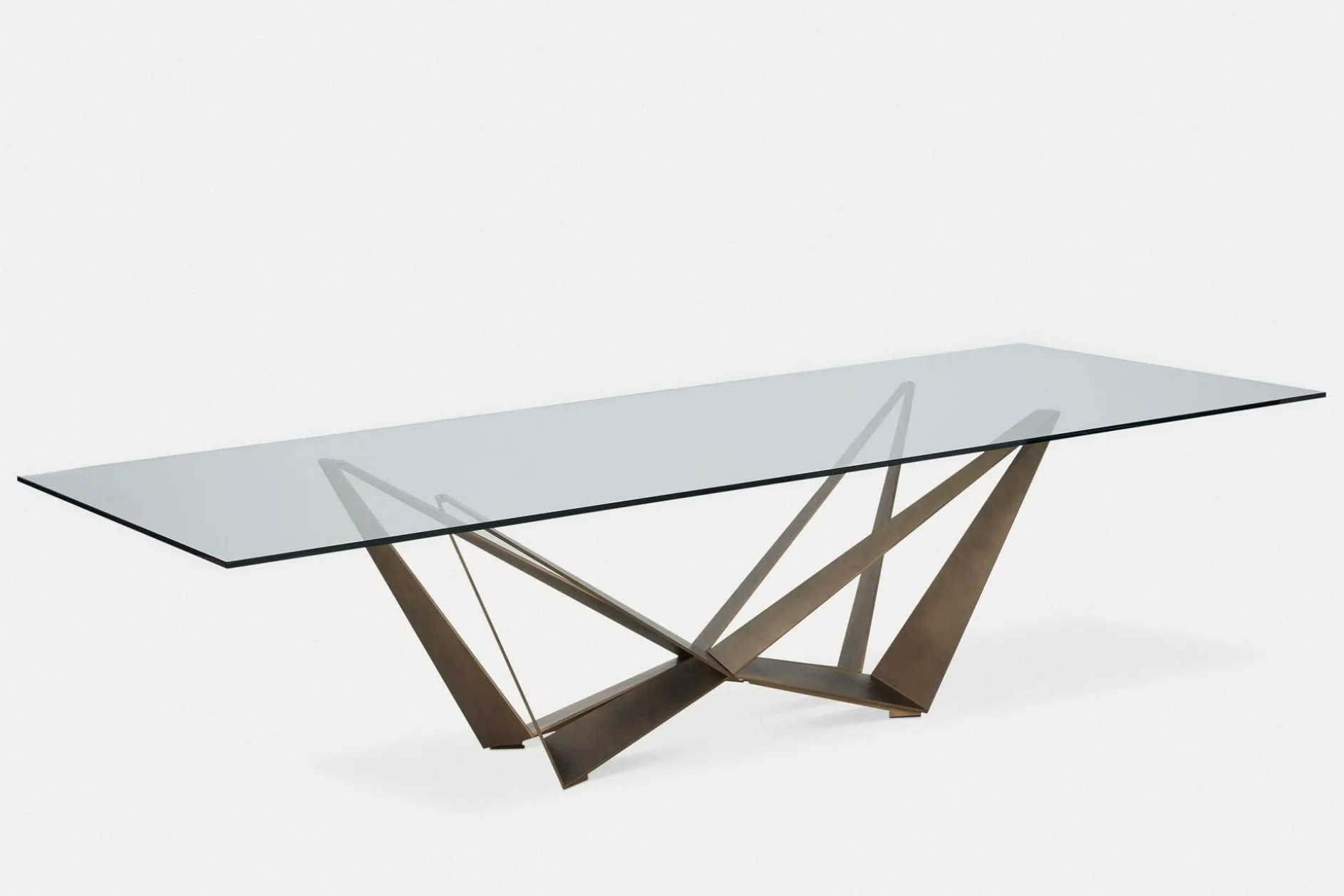 Skorpio - Table with Architectural Base by Cattelan Italia