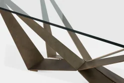 Skorpio - Table with Architectural Base by Cattelan Italia