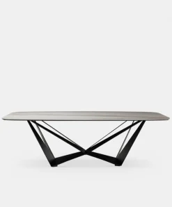 Skorpio - Table with Architectural Base by Cattelan Italia