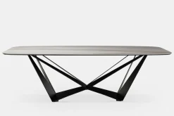 Skorpio - Table with Architectural Base by Cattelan Italia