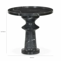 Skylar - Marble Side Table by Four Hands