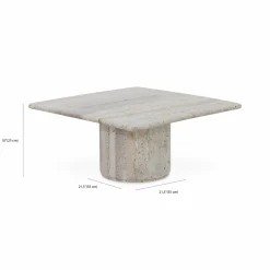 Sloane - Travertine Coffee Table