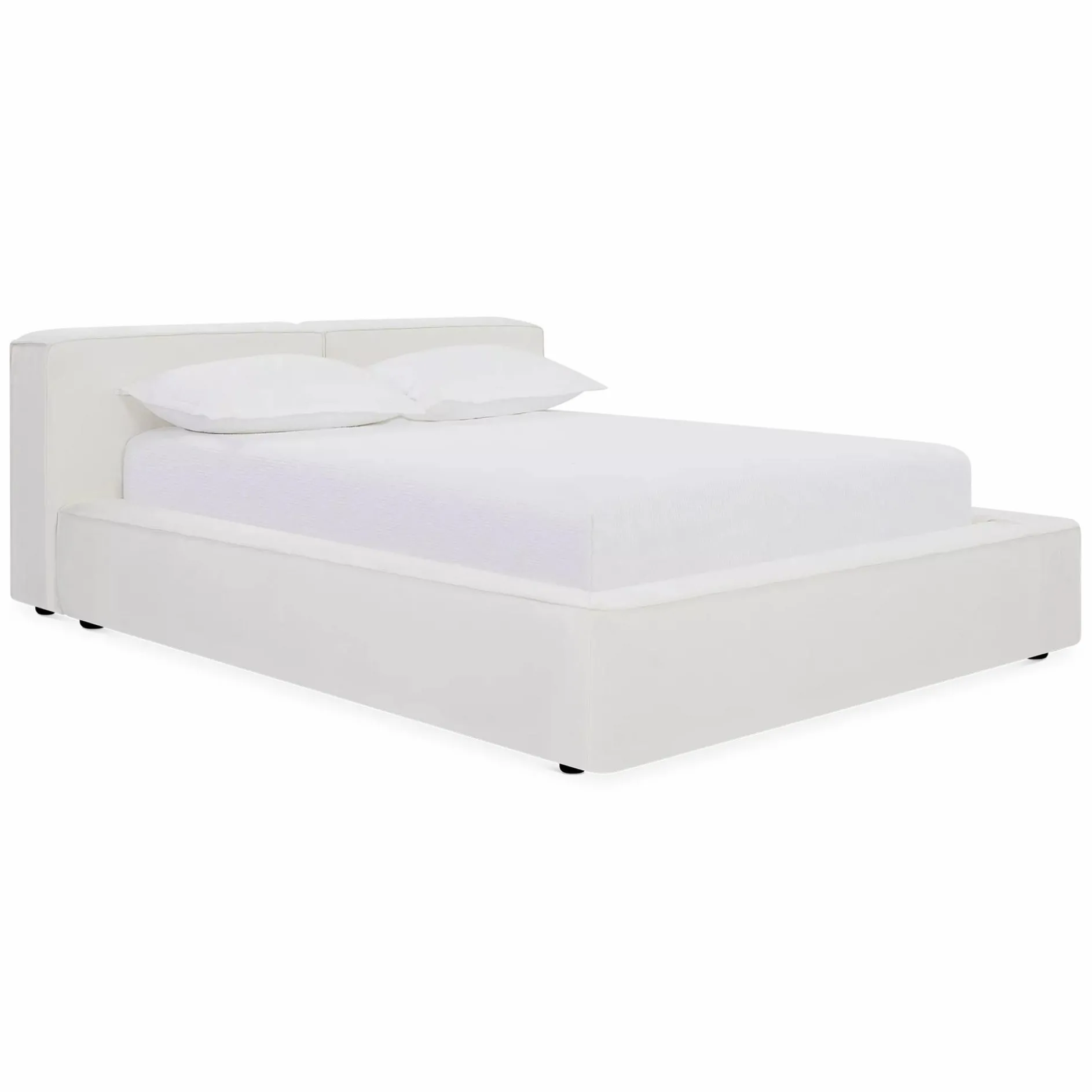 Slova - Fabric Upholstered Platform Bed