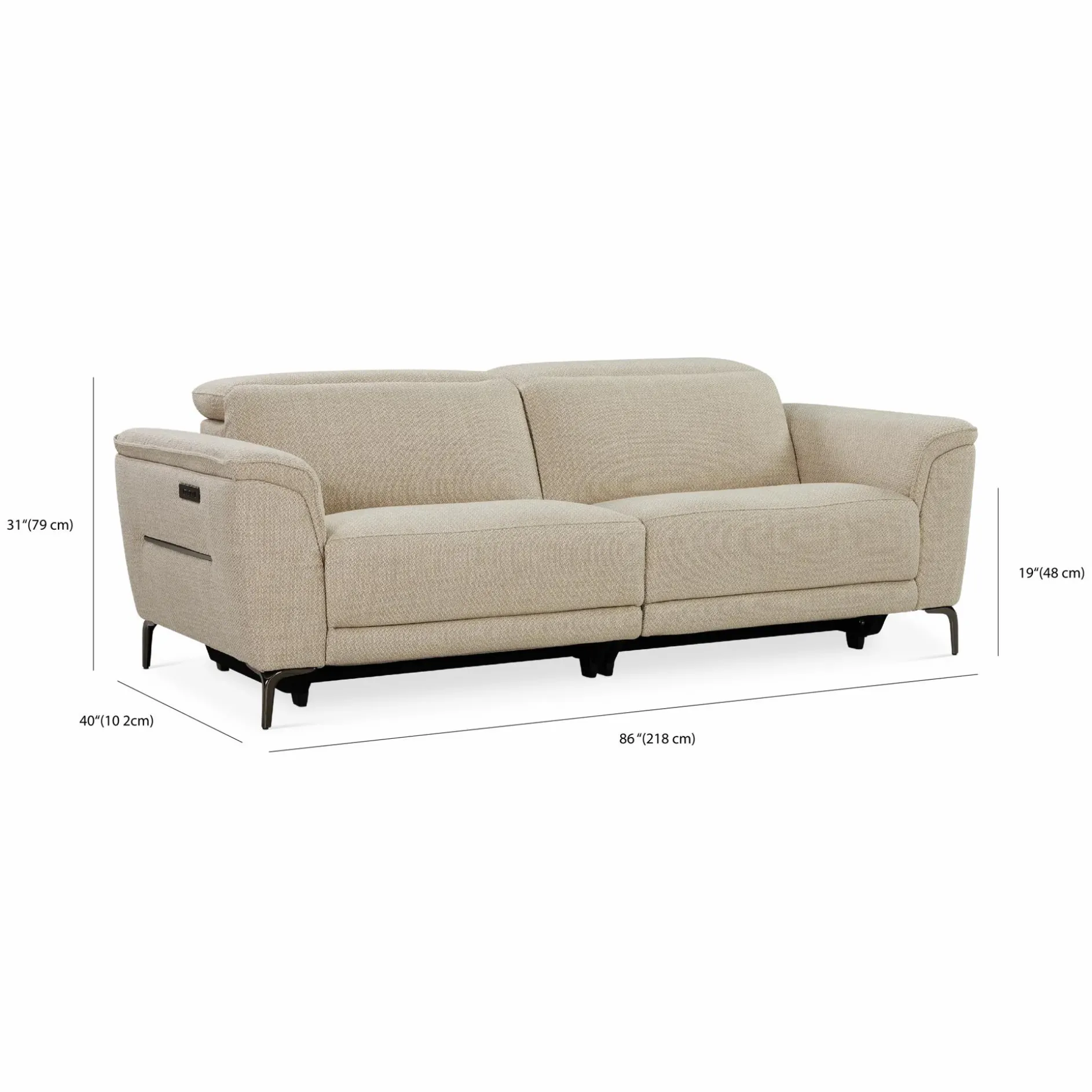 Smith - Power Recline Sofa