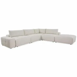 Solene - Fabric-Upholstered Sectional Sofa