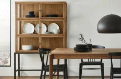 Spencer - Oak Curio Cabinet by Four Hands