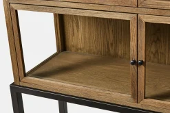 Spencer - Oak Curio Cabinet by Four Hands