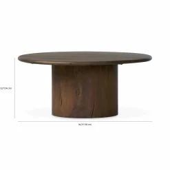 Stuart - Round Coffee Table by Four Hands