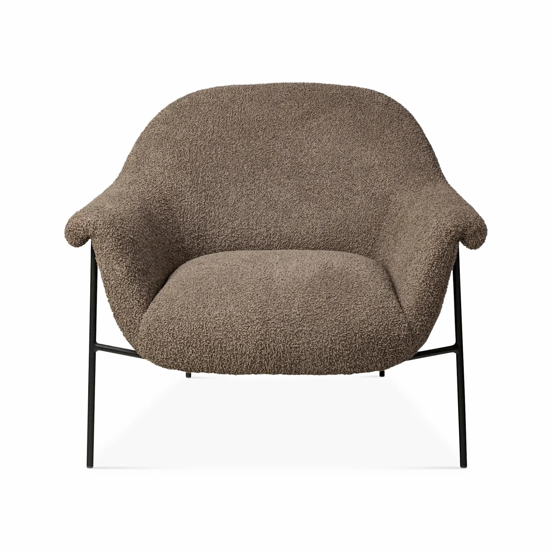 Suerte - Brown Fabric Upholstered Armchair by Four Hands