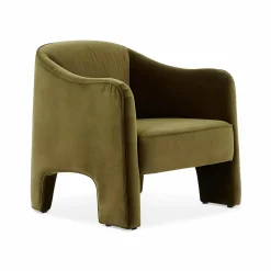 Sully - Cotton Velvet Armchair by Four Hands