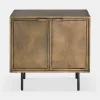 Sunburst - Antique Brass Nightstand