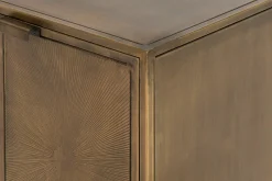 Sunburst - Antique Brass Nightstand