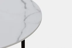 Tam Tam - Calacatta Ceramic Side Table by Trica