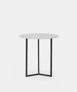 Tam Tam - Calacatta Ceramic Side Table by Trica