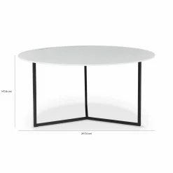 Tam Tam - Calacatta Ceramic Coffee Table by Trica