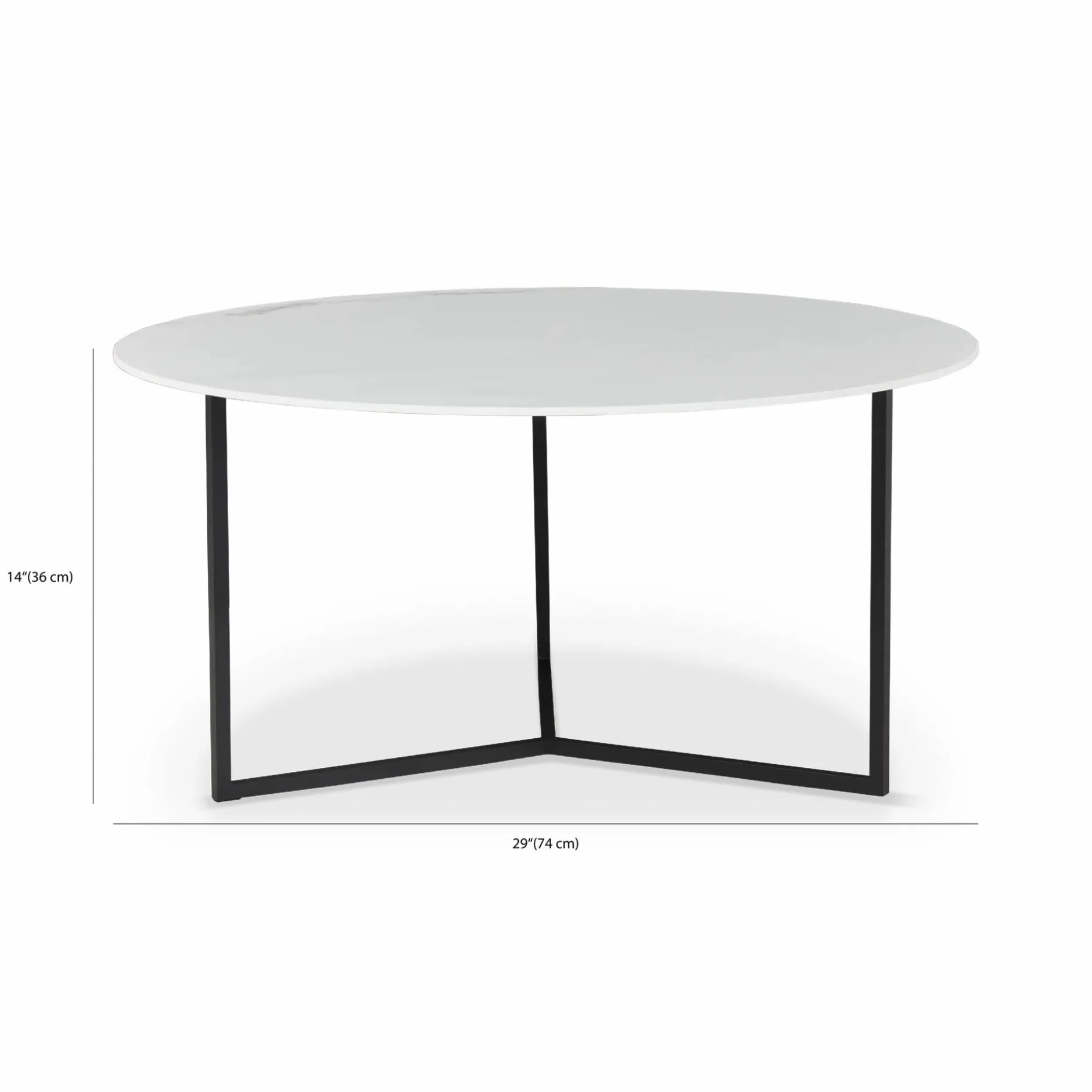 Tam Tam - Calacatta Ceramic Coffee Table by Trica