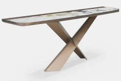 Terminal Keramik Premium - Lacquered Steel Console Table by Cattelan Italia