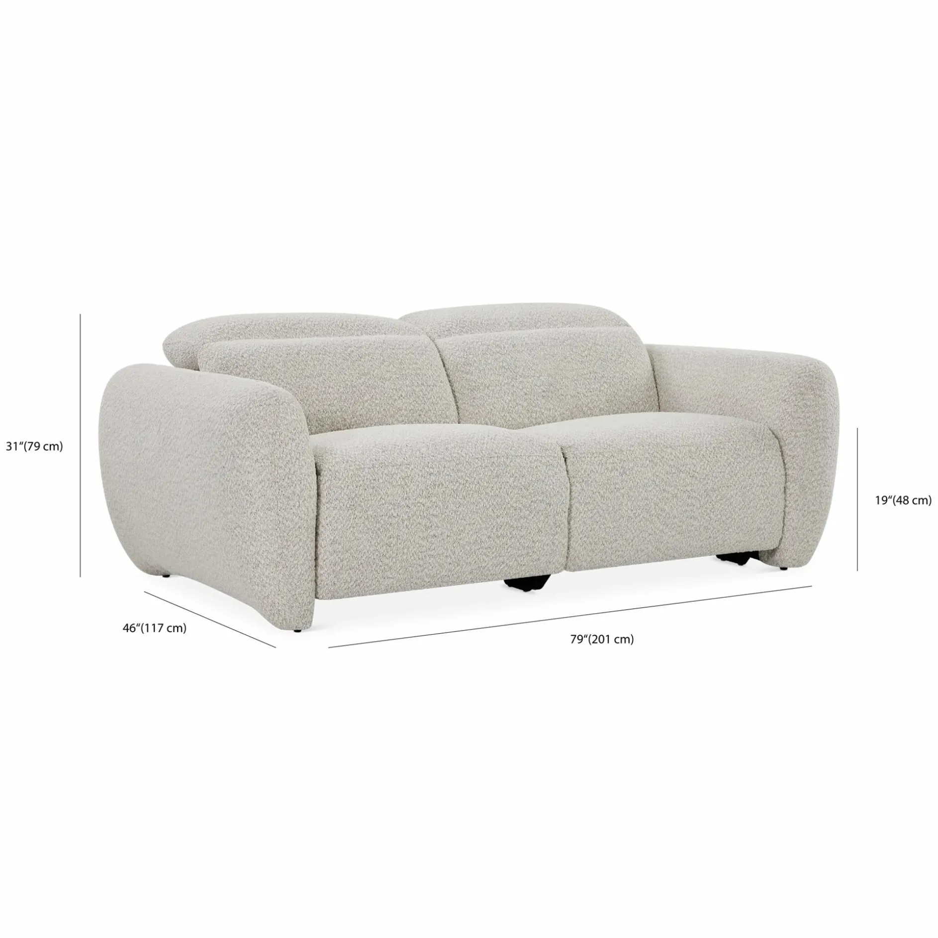 Thiago - Power Recline Sofa