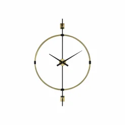 Time Flies - Brass Wall Clock