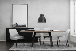 Timeless - Table with Wooden Top by Trica