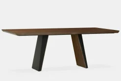 Timeless - Table with Wooden Top by Trica