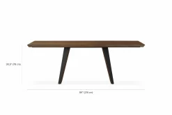 Timeless - Table with Wooden Top by Trica
