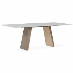 Timeless - Table with Wooden Top by Trica