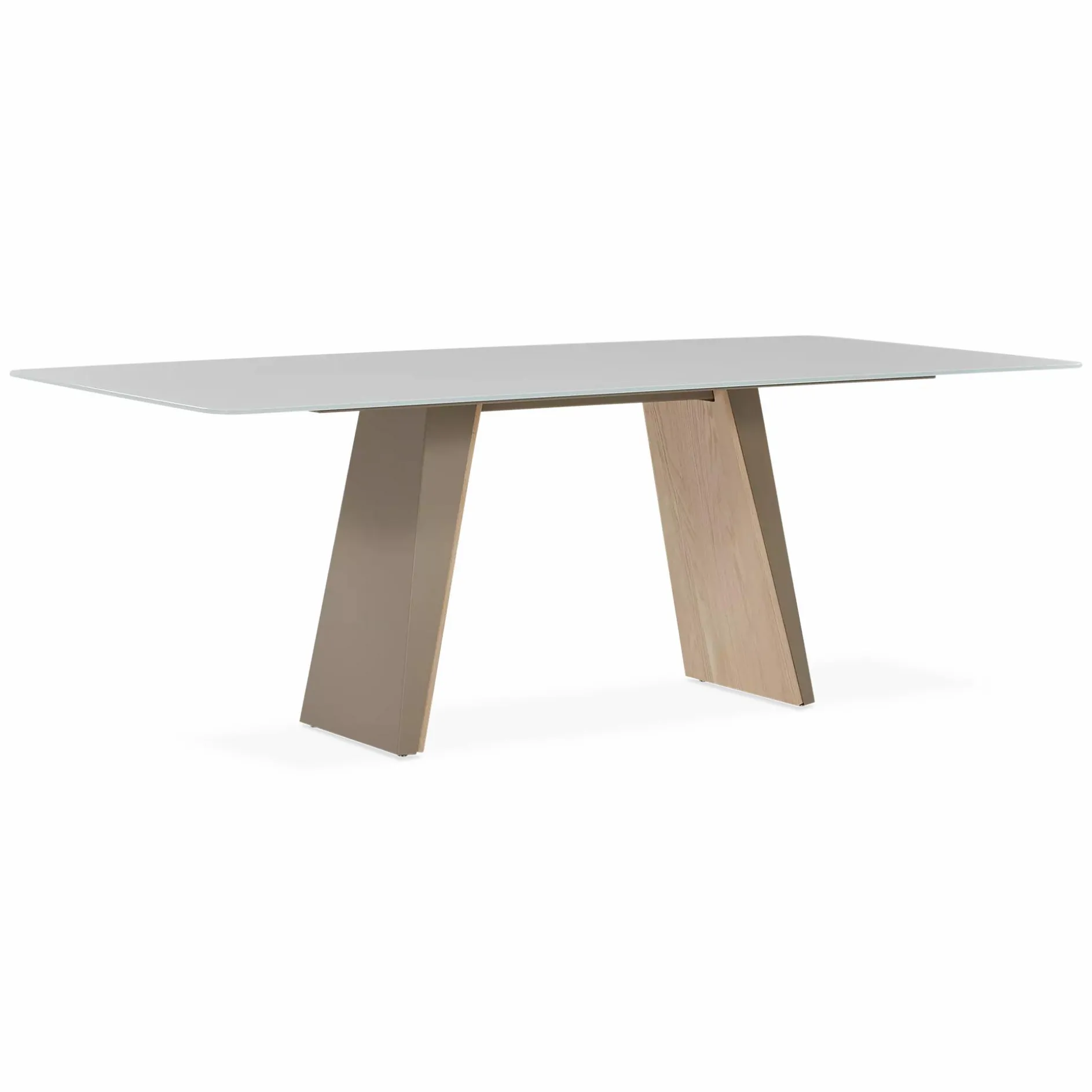 Timeless - Table with Wooden Top by Trica