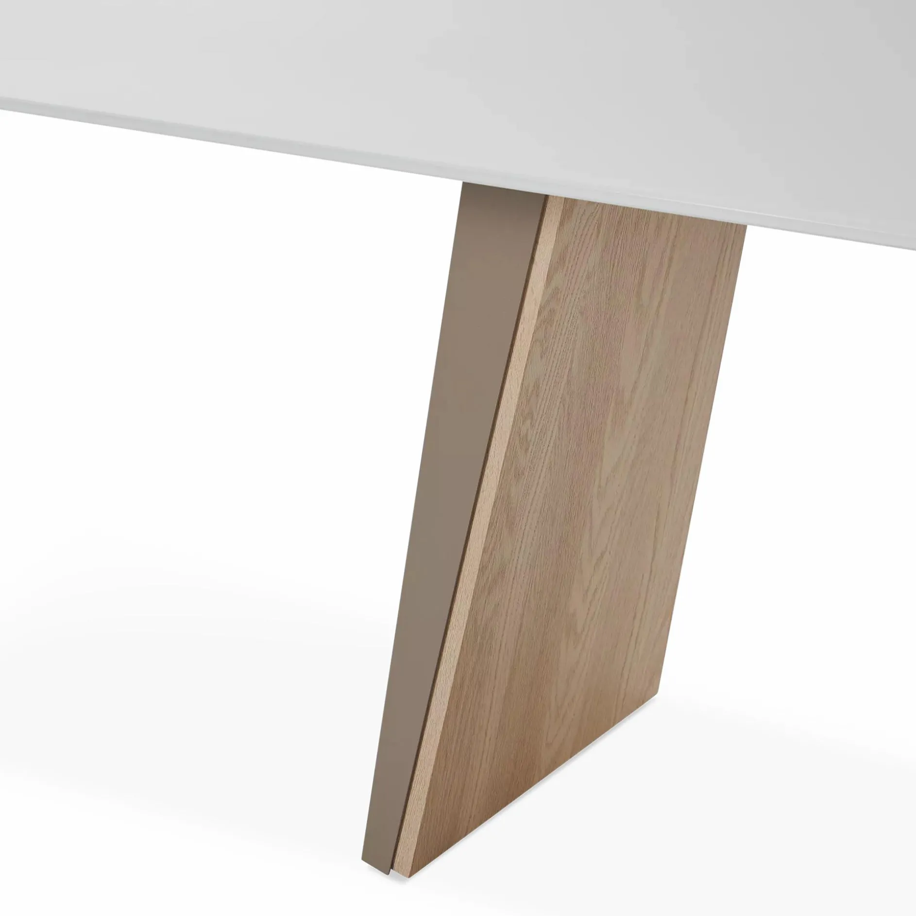 Timeless - Table with Wooden Top by Trica